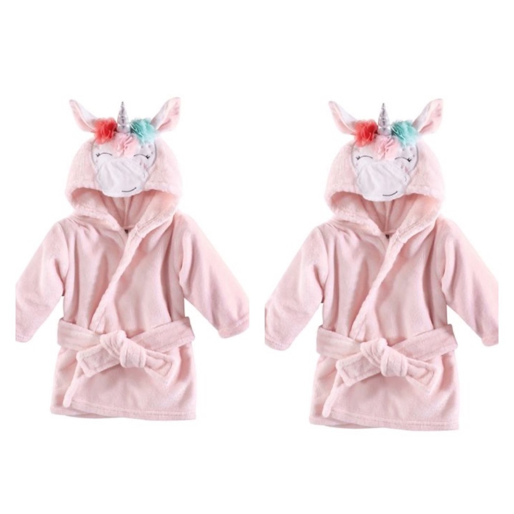 2 pack Infant Plush Pool & Beach Robe Cover-ups